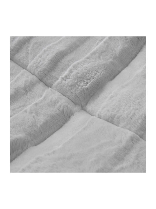 Liolios Home Duvet Cover Set Queen 240x260cm Tokyo Grey 3pcs