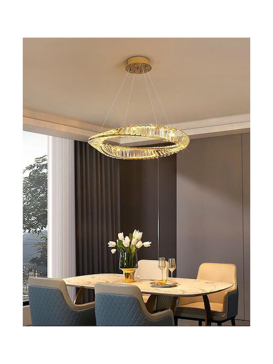 Toolight Κρεμαστό Φωτιστικό LED με Κρύσταλλα