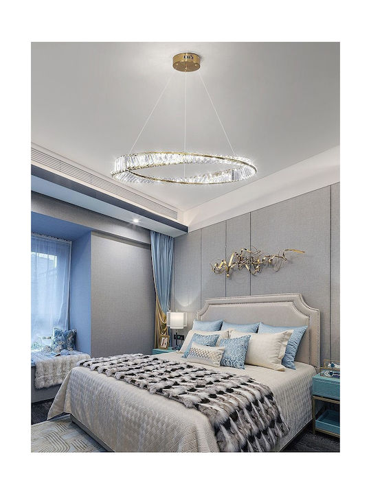 Toolight Κρεμαστό Φωτιστικό LED με Κρύσταλλα