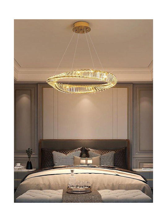 Toolight Κρεμαστό Φωτιστικό LED με Κρύσταλλα