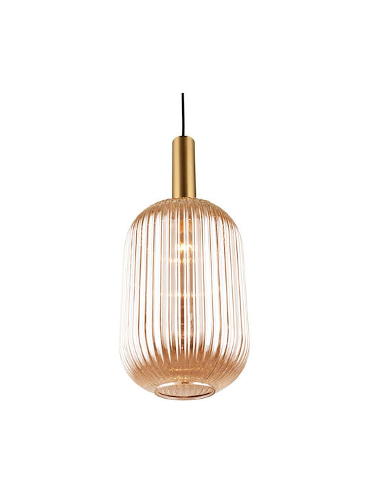 Toolight Hängelampe Orange mit Fassung E27