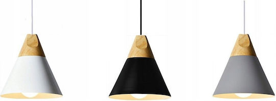 Toolight Hängelampe Weiß mit Fassung E27