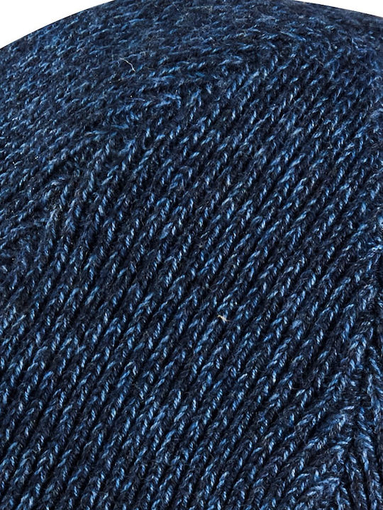 Beanie Ανδρικός Σκούφος Πλεκτός σε Navy Μπλε χρώμα