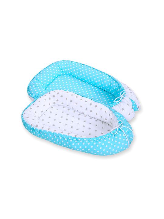 Bobono Baby Nest Gray, Turquoise