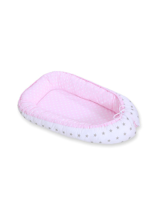 Bobono Pernă pentru bebeluși în formă de cuib Pink, Gray