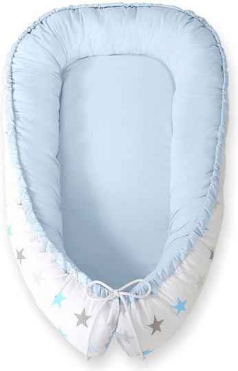 Bobono Βρεφικό Μαξιλάρι Φωλιά ars/Blue Γαλάζιο