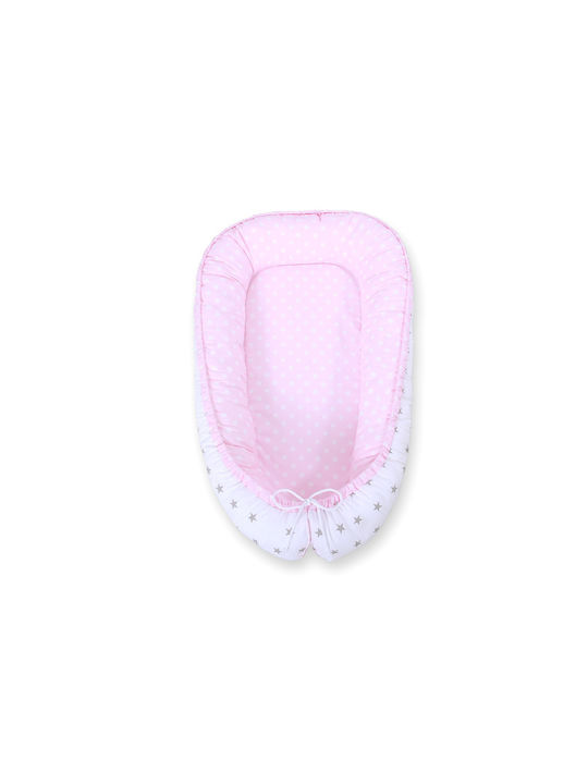 Bobono Pernă pentru bebeluși în formă de cuib Pink, Gray