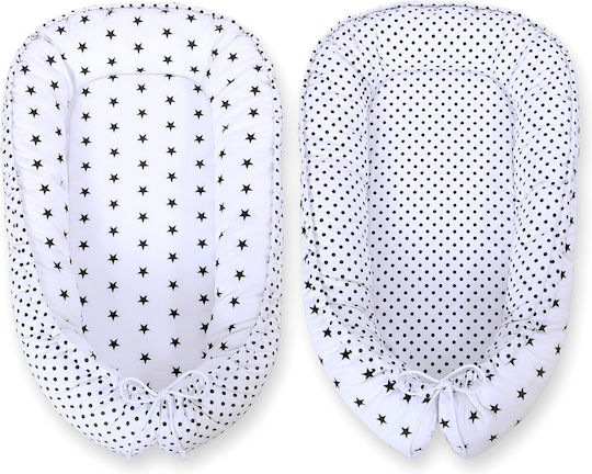 Bobono Baby Nestkissen Schwarz