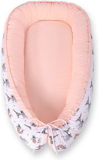 Bobono Βρεφικό Μαξιλάρι Φωλιά Powder Pink