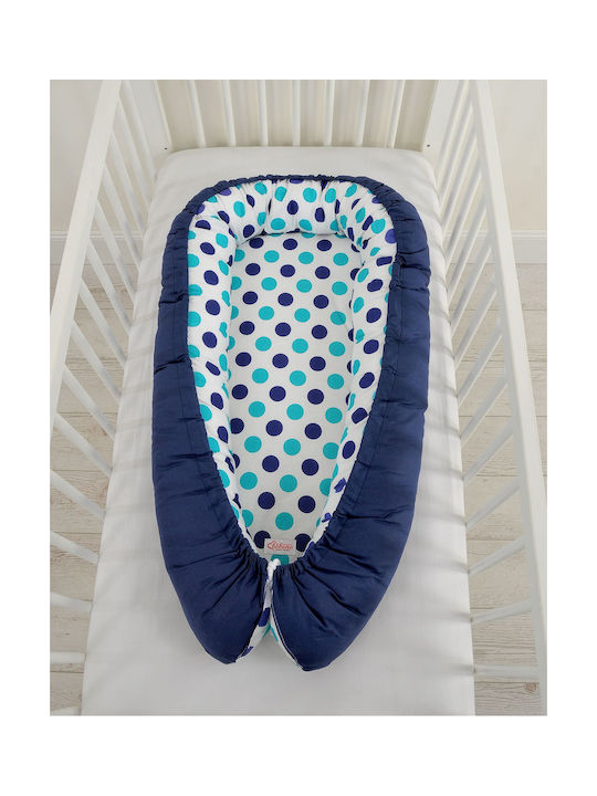Bobono Baby Nest Mint And Navy