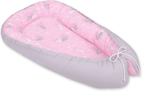 Bobono Βρεφικό Μαξιλάρι Φωλιά Pink, Gray
