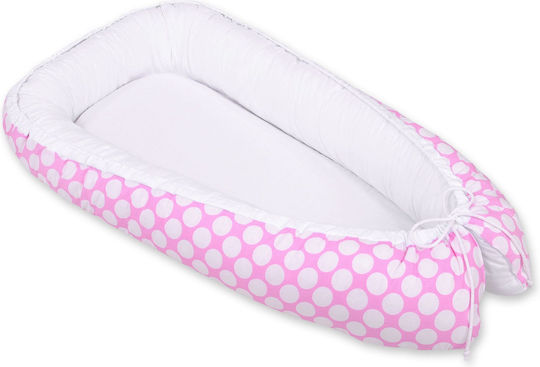 Bobono Baby Nest Pink, White