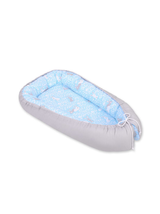 Bobono Baby Nestkissen Blue, Grey