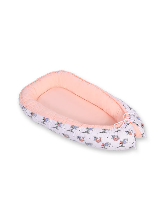 Bobono Βρεφικό Μαξιλάρι Φωλιά Powder Pink