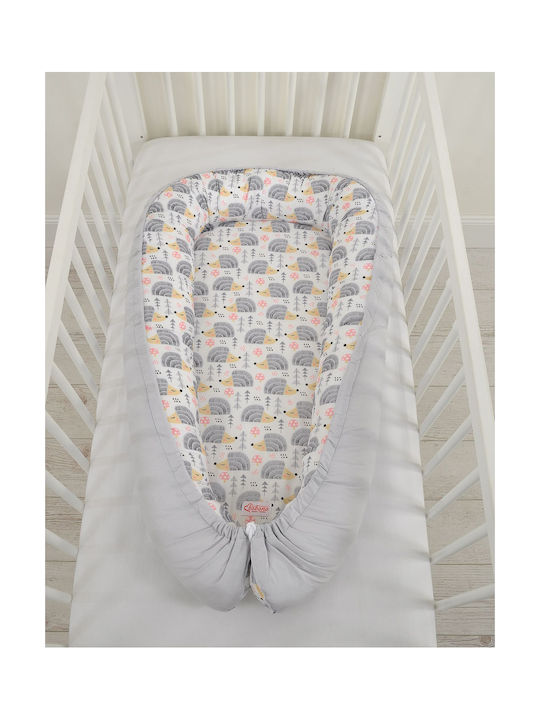 Bobono Baby Nestkissen gray
