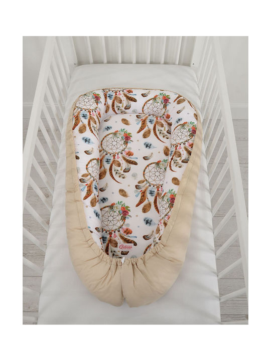 Bobono Βρεφικό Μαξιλάρι Φωλιά White, Beige