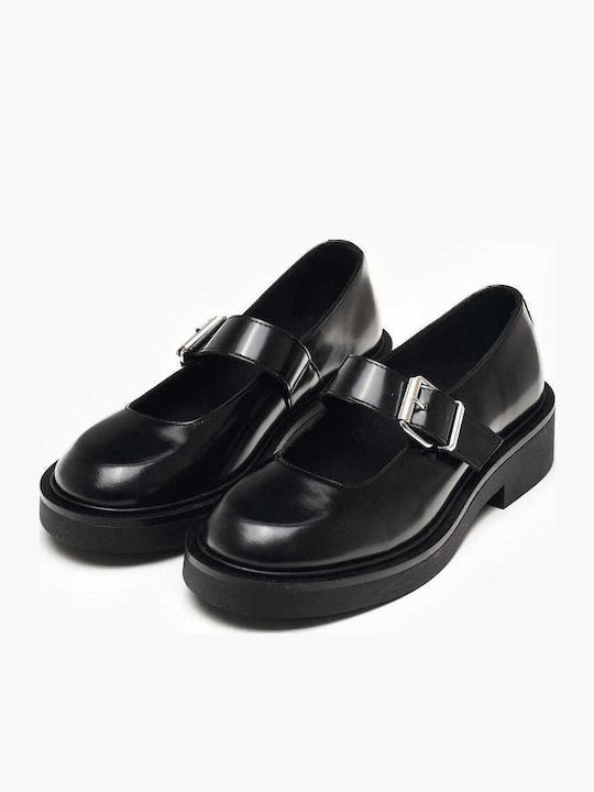 Mocasini dama în culoarea Negru