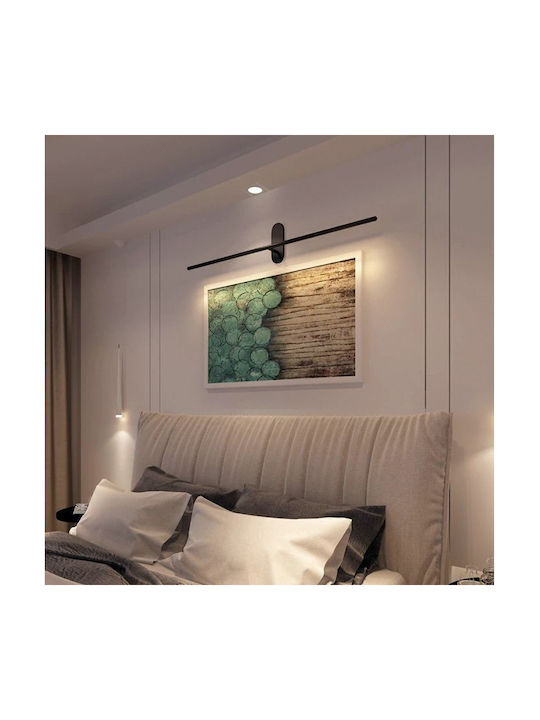 Toolight Leuchte Wand mit Integrierter LED und Neutralweißes Licht Schwarz 92cm