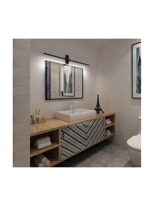 Toolight Leuchte Wand mit Integrierter LED und Neutralweißes Licht Schwarz 92cm