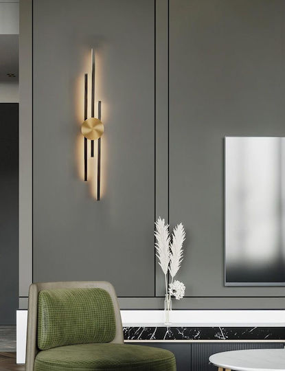 Toolight Modern Leuchte Wand mit Integrierter LED Schwarz