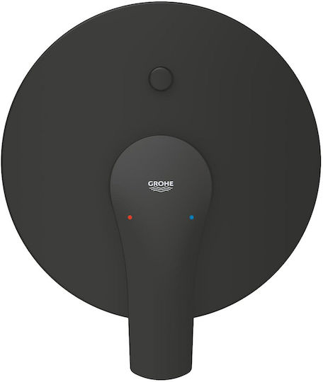 Grohe Μίκτης Μπαταρίας Εντοιχισμού για Ντουζιέρα 2 Εξόδων Μαύρος 4067393017110