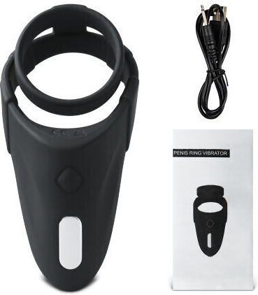 Aufladbarer Perineum-Vibrator mit Penis- und Hodenring
