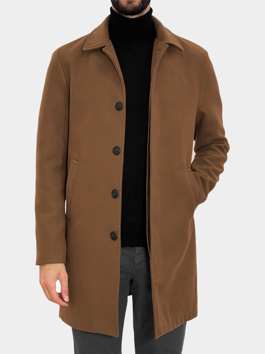 3Guys Men's Coat Coffee