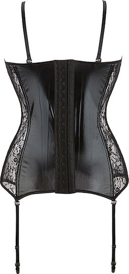 8 Pieces Plastic Bones Black Cute Lace Leather Stitching