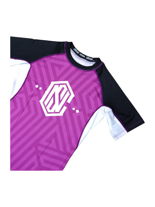 Chosen Bărbați Cu mânecă scurtă Tricou CHRS138 pentru Jiu-Jitsu Violet Chosen Bărbați Cu mânecă scurtă Tricou CHRS138 pentru Jiu-Jitsu Violet