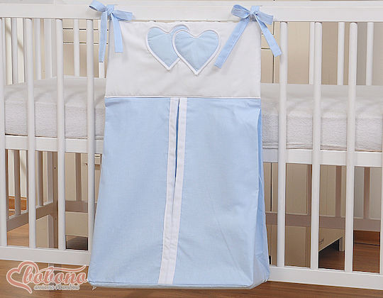 Diaper Bag Heart Design In Blue