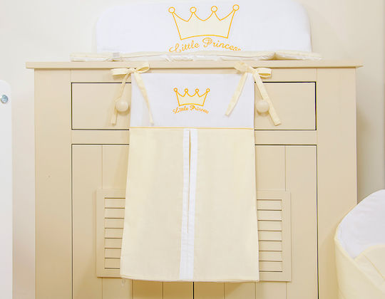 Wickeltasche Kleiner Prinz Prinzessin Creme