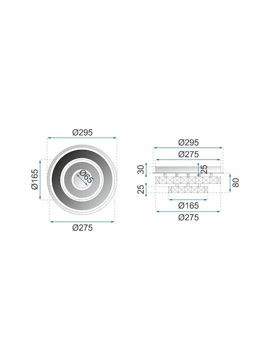 Toolight Πλαφονιέρα LED Toolight Πλαφονιέρα LED