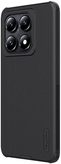 Nillkin Super Frosted Pro Umschlag Rückseite Kunststoff / Silikon Schwarz (Xiaomi 14T Pro)