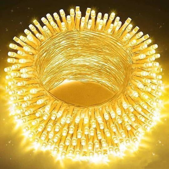 300 Λαμπάκια LED 30μ. Λευκά σε Σειρά