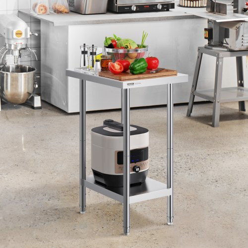 Vevor Steel Workbench L60.96xD45.72xH86.36cm