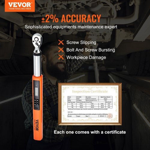 Vevor Ηλεκτρονικό Δυναμόκλειδο Καρέ 3/8"