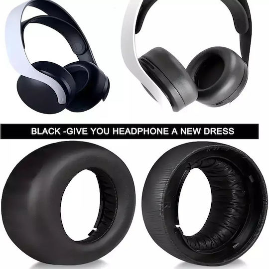 Sony PS5 Pulse 3D Ear Pads Replacement Pair Black