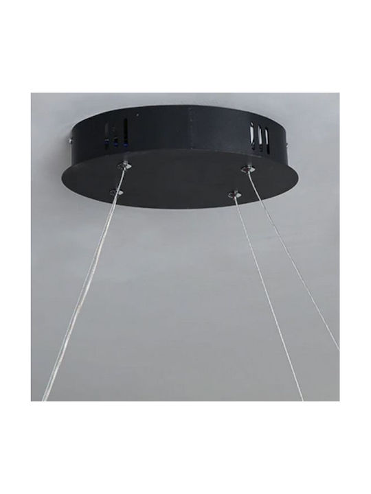 Toolight Κρεμαστό Φωτιστικό Μαύρο LED