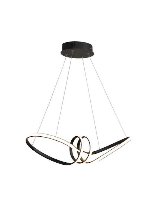 Toolight Κρεμαστό Φωτιστικό Μαύρο LED