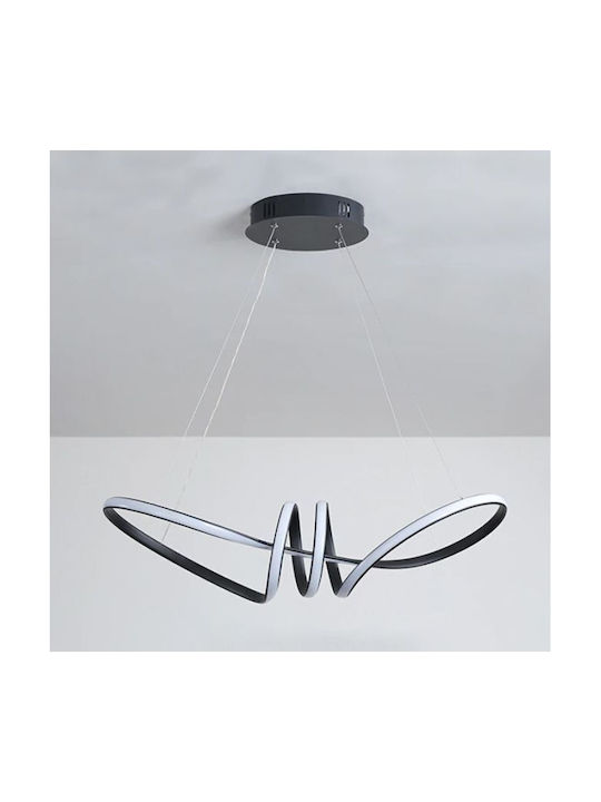 Toolight Κρεμαστό Φωτιστικό Μαύρο LED