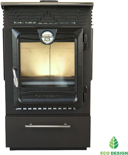 Caliskan 315-3D с чекмедже за съхранение Чугун Печка на дърва 14.14кВт