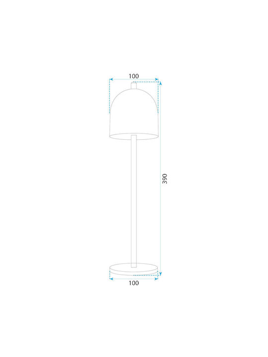 Toolight Dekorative Lampe Gold