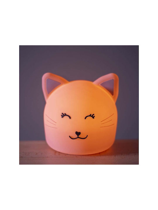 Trixie Night Light Mrs Cat Pink