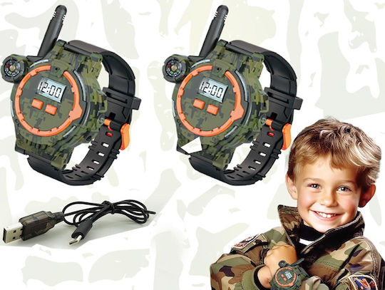 Walkie Talkie 2 Multifunktionsuhren Reichweite 200m Kompass Za5463
