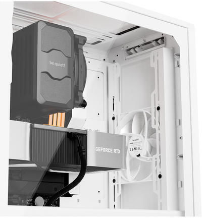 Be Quiet Pure Base 501 Gaming Midi-Turm Computergehäuse mit Seitenfenster Airflow Fenster Weiß