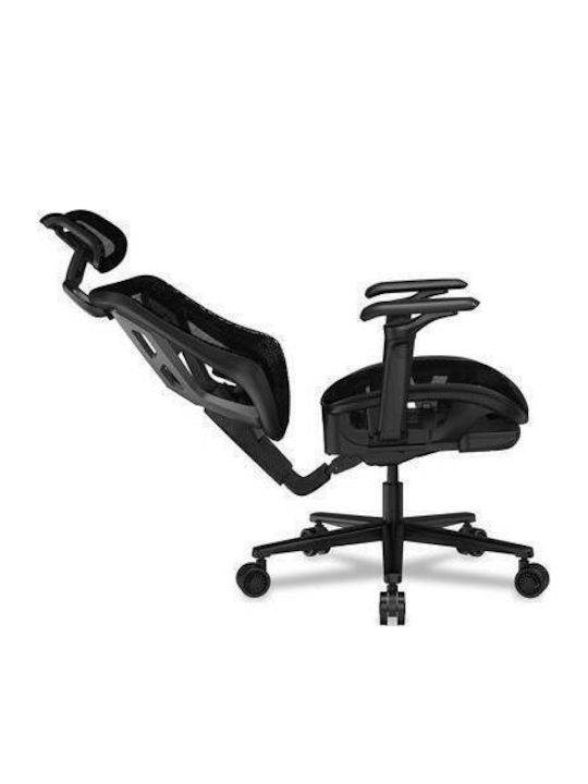 Cougar SPEEDER Καρέκλα Gaming με Ρυθμιζόμενα Μπράτσα και Υποπόδιο Μαύρη