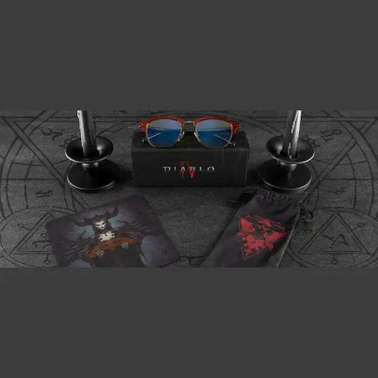Gaming Glasses Gunnar Diablo Iv Sanctuary Edition Blood Onyx Amber