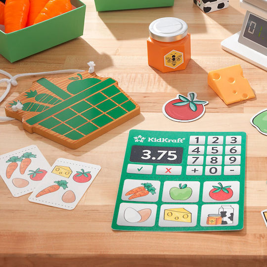 Kidkraft Farmer Market από Ξύλο για 3+ Ετών 34τμχ