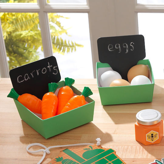 Kidkraft Farmer Market από Ξύλο για 3+ Ετών 34τμχ