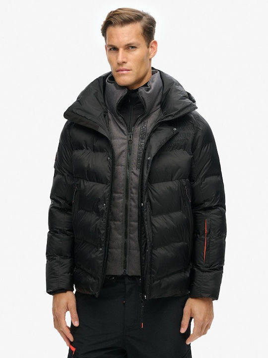 Superdry Sport Jacket Puffer Black